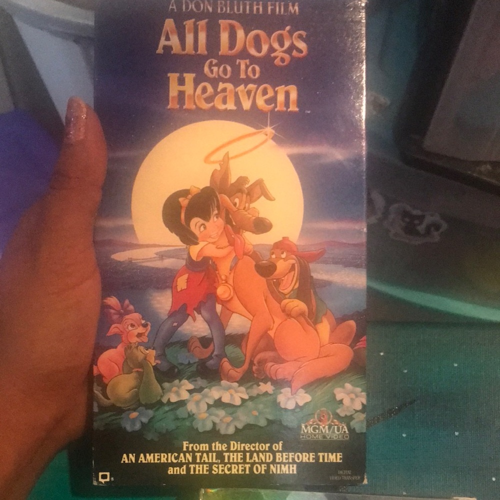 All Dogs Go to Heaven VHS Tape